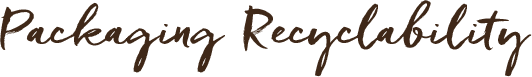 Packaging Recyclability